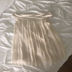 Off the Shoulder Cream Top